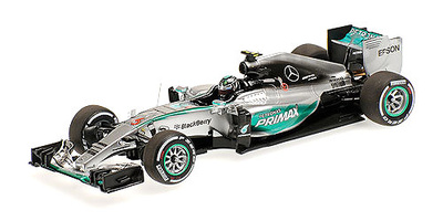 Mercedes W06 "GP. Malasia" nº 6 Nico Rosberg (2015) Minichamps 1:43