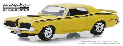 Mercury Cougar Eliminator 428 CJ Barrett-Jackson (Lote nº 2048) Greenlight escala 1/64