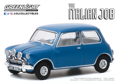 Mini Cooper S 1275 " The Italian Job" (1969) Greenlight 1/64
