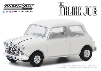 Mini Cooper S 1275 " The Italian Job" (1969) Greenlight 1/64