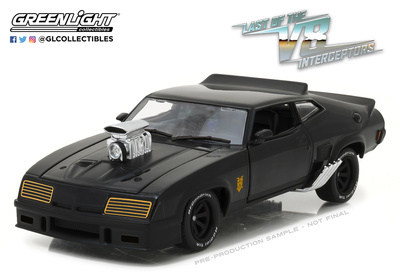 Miniatura Ford Falcon XB - pelicula Mad max Last of the V8 Interceptors Greenlight escala 1/24