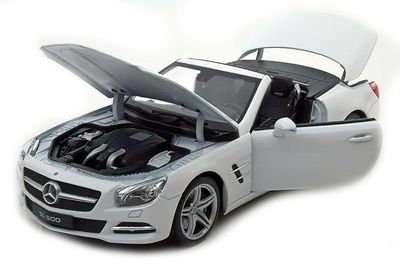 Miniatura Mercedes SL500 Abierto (2012) Welly escala 1:24