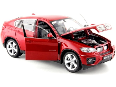 Miniatura coche BMW X6 (2008) Welly 24004 escala 1:24