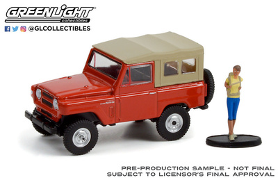 Nissan Patrol con figura (1975) Greenlight 1/64