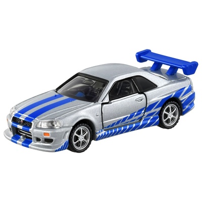 Nissan Skyline BNR34 GT-R "Fast & Furious" (2000) Tomica Premium Unlimited (08) 1/64