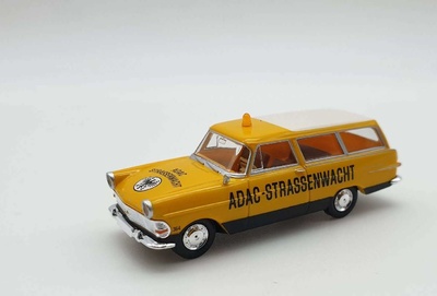 Opel Rekord P2 Caravan "Adac" Brekina 1/87