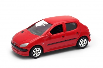 Peugeot 206 (1999) Welly escala 1/60