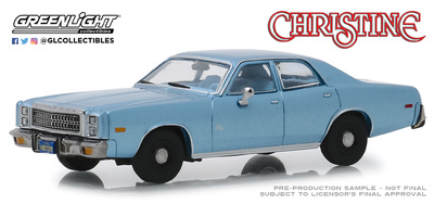 Plymouth Fury "Christine" Detective Junkin's (1977) Greenlight 1/43