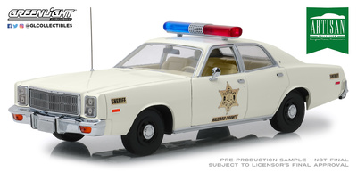 Plymouth Fury "Hazzard Country Sheriff" (1977) Greenlight 1/18