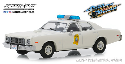Plymouth Fury Policía de Missisippi "Smokey and the Bandit" (1977) Greenlight 1/43