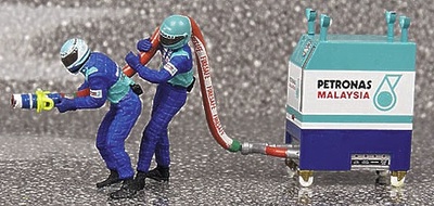 Sauber Pitstop Carga Gasolina (2002) Minichamps 1/43