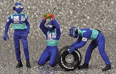 Sauber Pitstop Neumáticos delanteros (2002) Minichamps 1/43