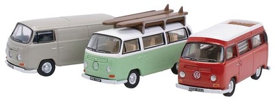 Set de 3 Volkswagen T2 (1974) Oxford 1/76