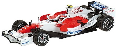 Toyota TF108 nº 12  Timo Glock (2008) Minichamps 1/43