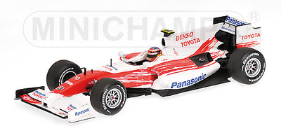 Toyota TF109 "Showcar" nº 10  Timo Glock (2009) Minichamps 1/43