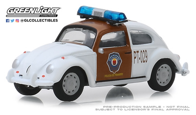 Volkswagen Beetle Policia de tráfico de Chiapas (1970) Greenlight 1/64