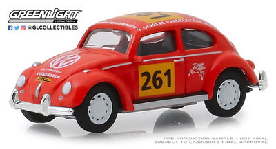 Volkswagen Beetle nº 261 (1954) Greenlight 13240-A escala 1/64