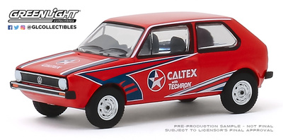Volkswagen Golf Mk1 "Caltex with Techron" (1975) Greenlight 1/64