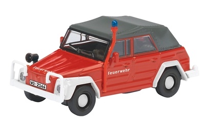 Volkswagen Kuebelwagen "Bomberos" (1950) Schuco 1/87