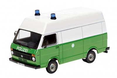 Volkswagen LT  techo alto de la Policia Alemana (1980) Schuco 1/87