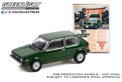 Volkswagen Rabbit (1977) Greenlight 1/64