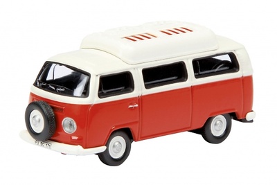 Volkswagen T2a Camper con techo cerrado (1971) Schuco 1/87