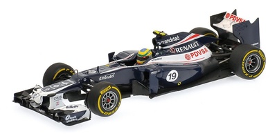 Williams FW34 nº 19 Bruno Senna (2012) Minichamps 1:43