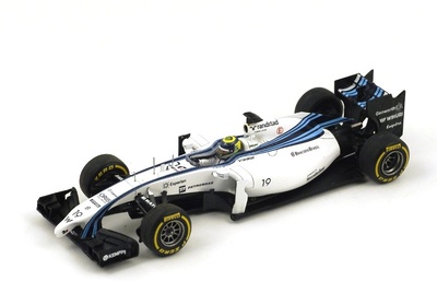 Williams FW36 "2º GP. Abu Dhabi" nº 19 Felipe Massa (2014) Spark 1:43