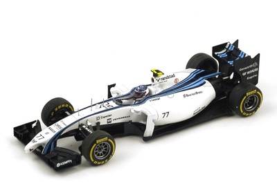 Williams FW36 "3º GP. Abu Dhabi" nº 77 Valtteri Bottas (2014) Spark 1:43