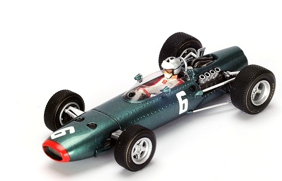 Monoplaza Formula uno Team BRM P261 Gran premio de Mónaco 1967 nº 6 Piers Courage (1967) Spark S4249 escala 1:43 