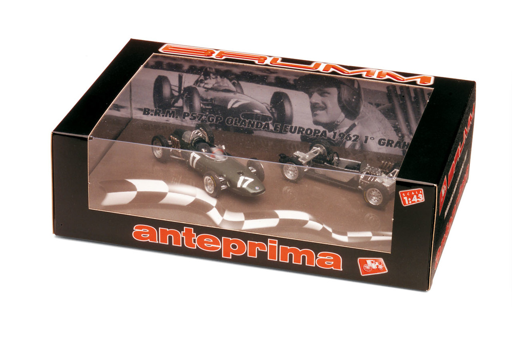 BRM P57 + Chasis GP. Holanda nº 17 Graham Hill (1962) Brumm A004 1/43 