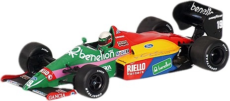 Benetton B187 nº 19 Teo Fabi (1987) Minichamps 400870019 1/43 