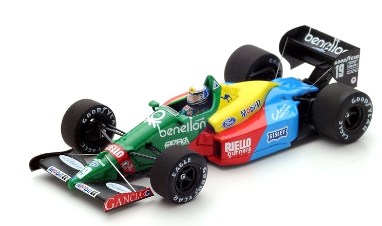 Colección de coche de Fórmula 1 Benetton B186 edición 76