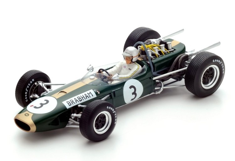 Brabham BT19 nº 3 Jack Brabham (1966) Spark 18S223 1:18 
