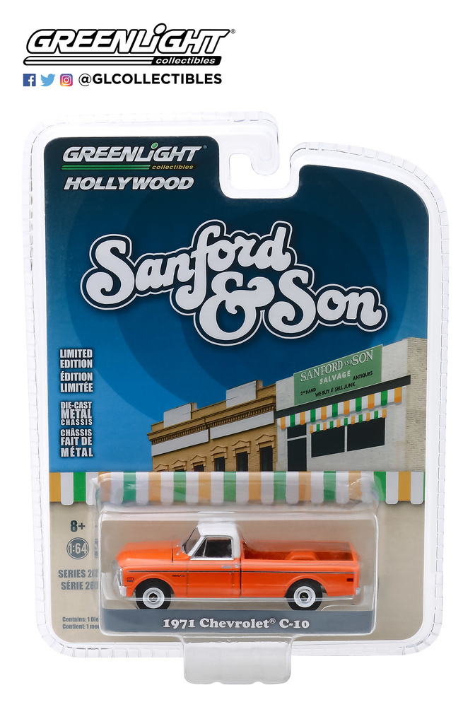 Chevrolet C-10 (1971) - Sanford and Son (1972-77 TV Series) Greenlight 44860A 1/64 