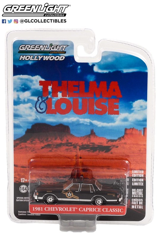 44945-B | 1:64 Hollywood Special Edition - Thelma & Louise (1991) - 1981 Chevrolet Caprice Classic - Navajo County, Arizona Sheriff Solid Pack 
