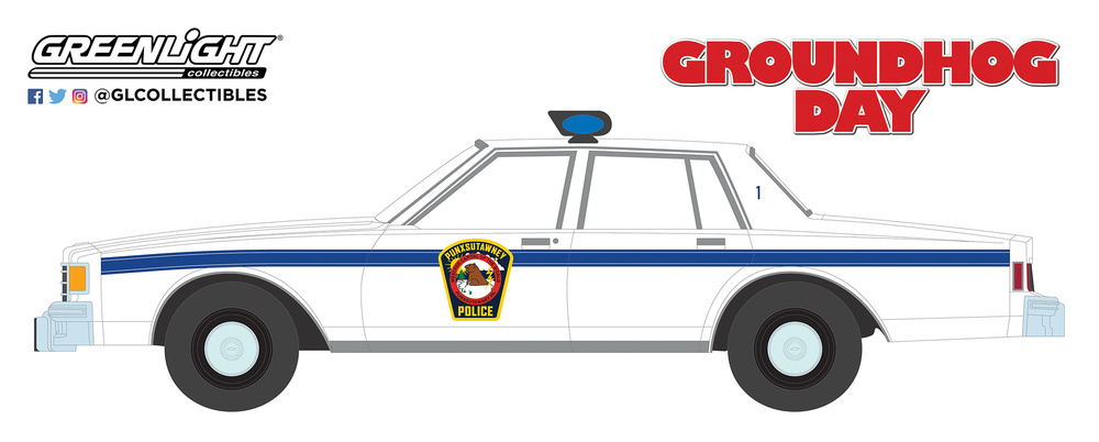 Chevrolet Caprice Police 1980 - Dia de la marmota (1993) Greenlight 44860C 1/64 