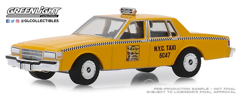 Chevrolet Caprice - Taxi Nueva York (1987) Greenlight 30077 1/64 