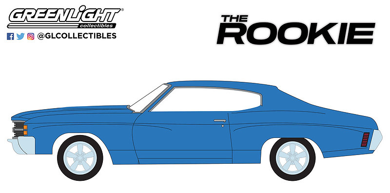 Chevrolet Chevelle (1971) The Rookie Oficial John Nolan Greenlight 44920F 1/64 