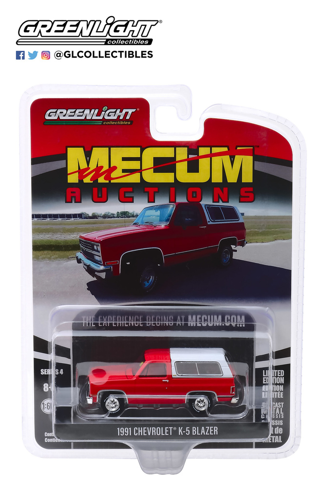 Chevrolet K5 Blazer (1991) Mecum Auctions Houston 2019 Greenlight 37190E 1/64 
