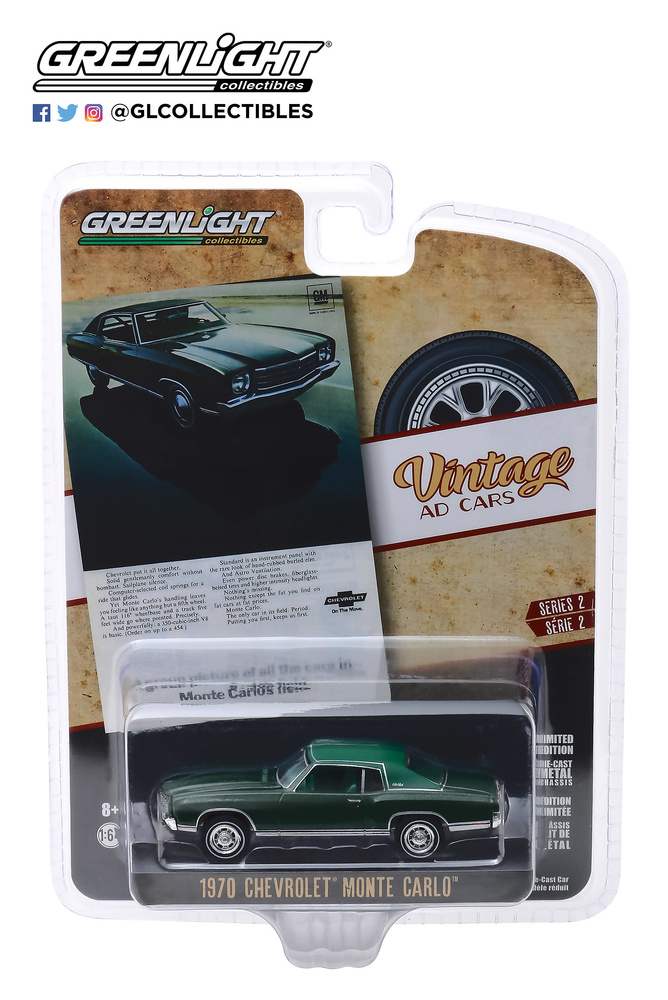 Chevrolet Monte Carlo (1970) Greenlight 39030D 1/64 