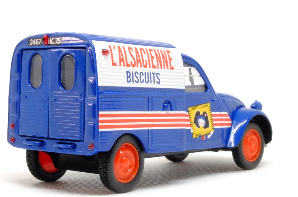 Citroen 2CV Furgoneta Alsacienne (1958) Norev-Hachette 409551H 1/43 