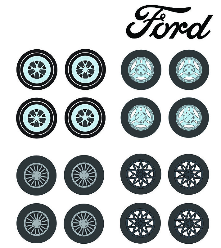 Conjunto de ruedas y neumáticos 