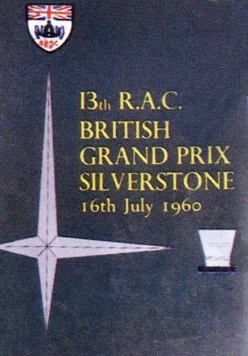 Poster del GP. F1 de Gran Bretaña de 1960 