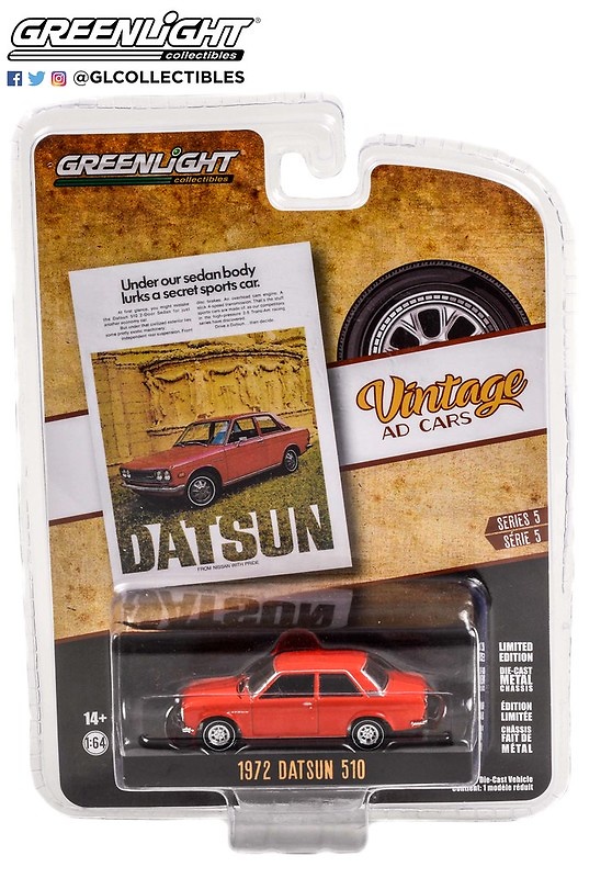 Datsun 510 (1972) Greenlight 39080C 1/64 
