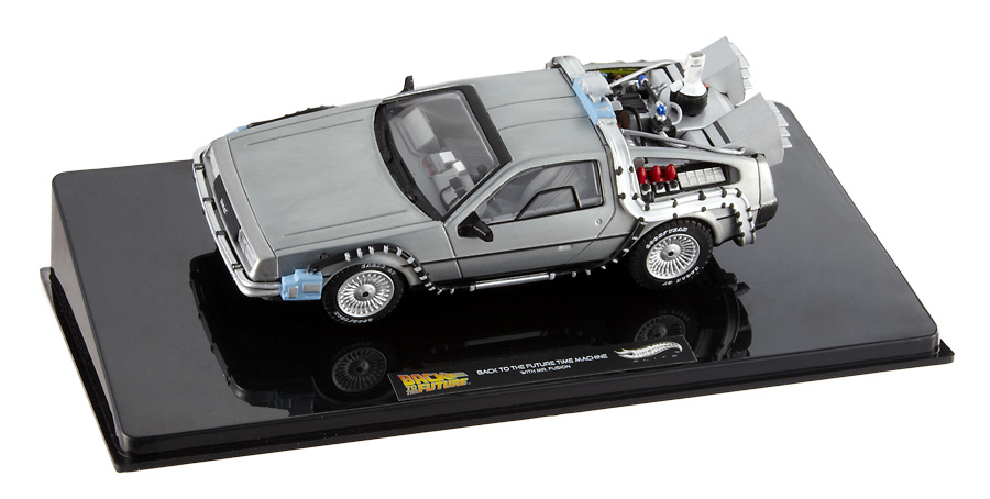 coche regreso al futuro hot wheels