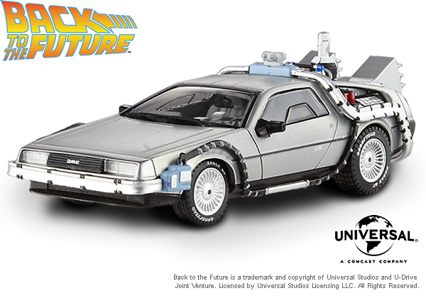 coche regreso al futuro hot wheels