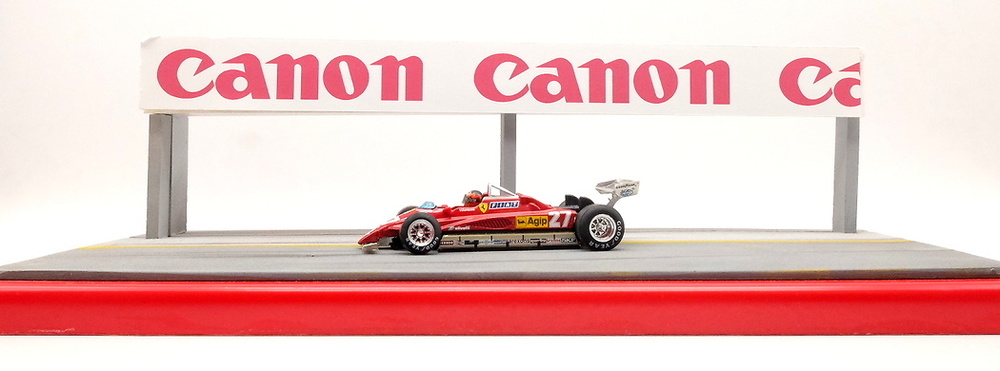 Diorama con 8 figuras Ferrari 126 C2 nº 27 