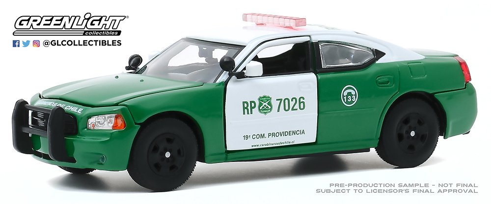Dodge Charger Carabineros de Chile (2008) Greenlight 86596 1/43