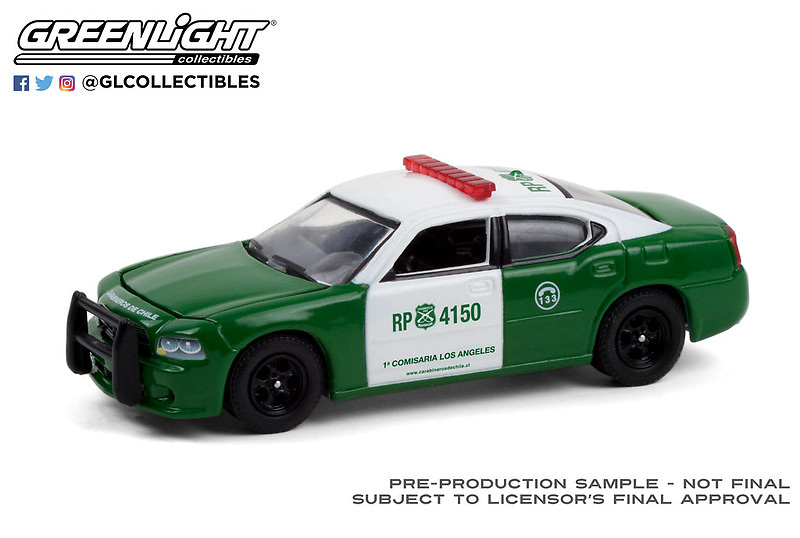 Dodge Charger Carabineros de Chile (2008) Greenlight 30237 1/64 